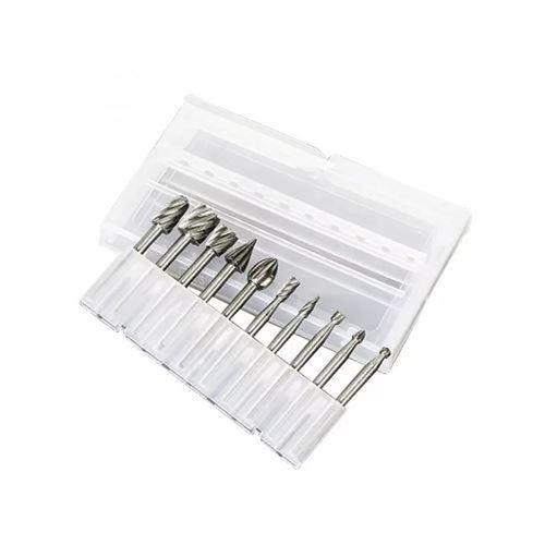 Zhltools Dremel Uyumlu Mini Oyma Gravür Uç Seti 10lu Tungsten Karbür, Ahşap, Metal, Plastik için