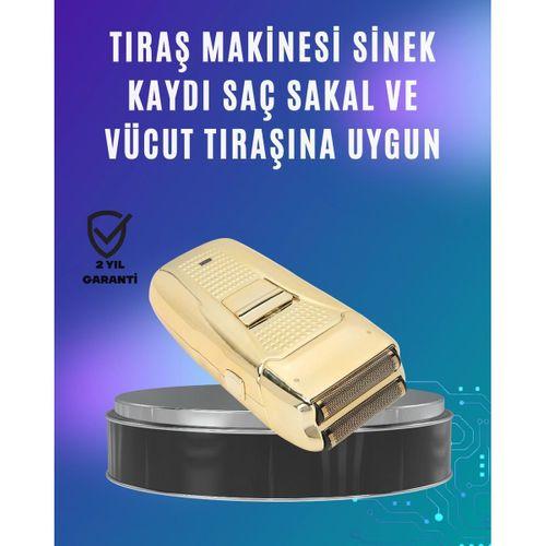 Güçlü Motorlu Kablolu Sakal Ve Bıyık Tıraş Makinesi Çelik Bıçaklı
