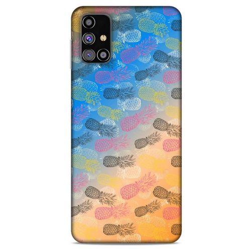 Frutix Ananas 01 Samsung Galaxy M31s Kılıf Desenli Silikon