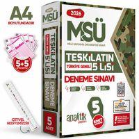 2026 MSÜ Teşkilatın 5lisi Özgün Deneme Paketi Yeni Nesil Türkiye Geneli Çözümlü Analitik Yayınları