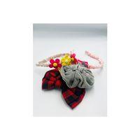 Renkli Desenli Taç Toka Bandana Set