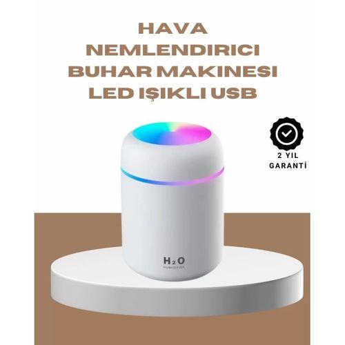 Usb Girişli Taşınabilir Mini Nemlendirici 300ml Su Hazneli