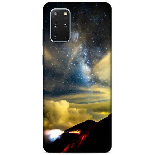 Lopard Samsung Galaxy S20 Plus Uyumlu Kılıf Gece'S (17) Tasarım Kılıf Sarı