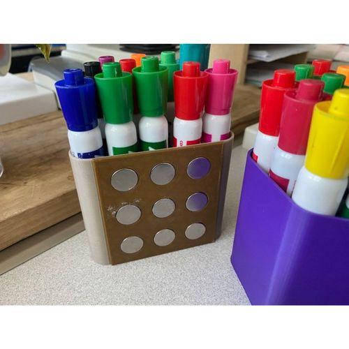 Kuru Silinebilir Tahta Kalemi Tutucu 3D Baskı (Bu ürün Sadece Plastik parçadır - Almadan Önce Soru Sorabilirsiniz)