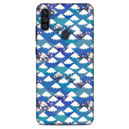 Samsung Galaxy M11 Kılıf Pastel Renkler (16) Kalın Kılıf Yeşil Mavi