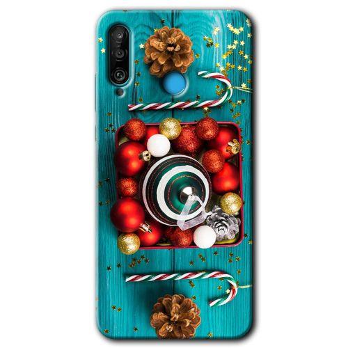 Huawei P30 Lite Kılıf HD Desen Baskılı Arka Kapak - Christmas