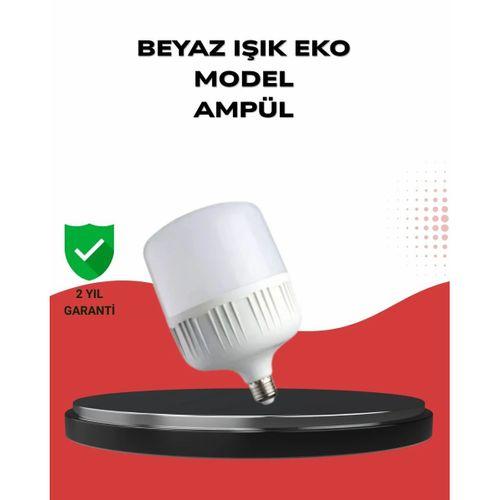 Enerji Tasarruflu Şarjlı Led Ampul 30w Beyaz Işık