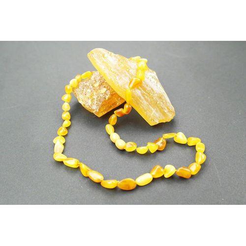 Kızarmış   Doğal Kesim Damla Kehribar Yetişkin Kolye