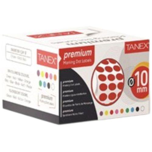 TANEX NOKTA ETİKET 10 MM KIRMIZI 5000 Lİ
