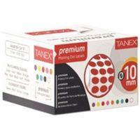 TANEX NOKTA ETİKET 10 MM KIRMIZI 5000 Lİ