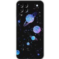 Samsung Galaxy M33 HD Baskılı Kılıf + 9D Tam Ekran Koruyucu - Samanyolu Galaksi