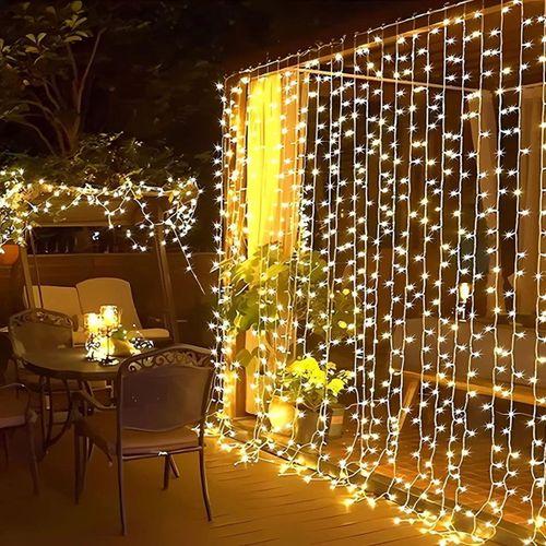 pilelistore 2 x 2 Perde Led Sarı Işık MZ-48