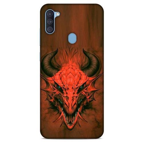 Samsung Galaxy A11 Kılıf Dragons (14) Lansman Kılıf Kırmızı Boynuzlu Ejderha