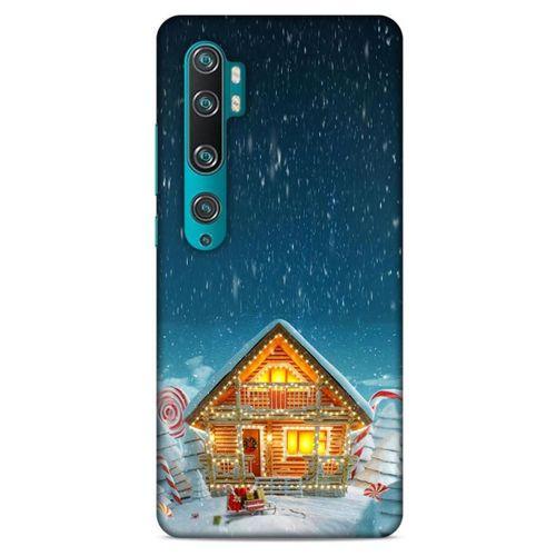Xiaomi Mi Note 10 Pro Kılıf Snowix (8) Baskılı Kılıf Lacivert