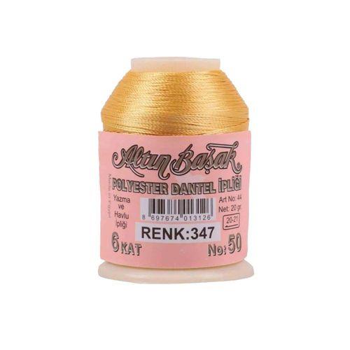 3 Adet Altınbaşak Oya ve Dantel İpi 20 gr - Royaleks - No: 347