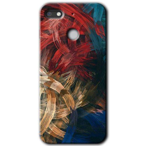 Potkal Hediye Fabrikası General Mobile GM 8 Go HD Baskılı Kılıf + 9D Tam Ekran Koruyucu - Karma Boyalar