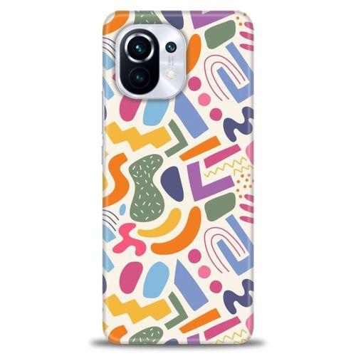 Xiaomi Mi 11 Kılıf HD Baskılı Kılıf - Color + Tam Ekran Koruyucu