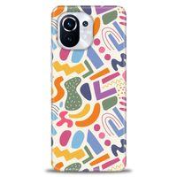 Xiaomi Mi 11 Kılıf HD Baskılı Kılıf - Color + Tam Ekran Koruyucu