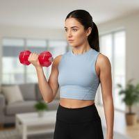 Ps Spor 0.5 Kg Dambıl Ve Suluk X 2 Adet Pembe