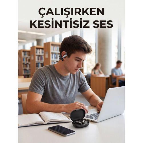 Kablosuz Spor Kulaklığı Kulak Kancalı Bluetooth Kulaklık Şarj Kutulu