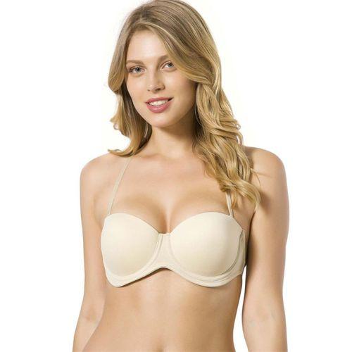 Le Jardin 7043-B Desteksiz-Balenli Micro Sırtı Şeffaf Silikonlu Sütyen