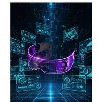 Cyberpunk Led Gözlük Çok Modlu Işıklı Parti Ve Festival Aksesuarı
