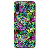Graffitix (9) Desenli Silikon Kapak Samsung Galaxy A50s Kılıf