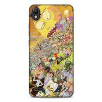 LG K20 2019 Uyumlu Kılıf Rick And Morty (37) Silicone Cover Slick Morty