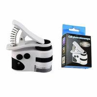 - 60x Mini Cep Telefonu Için Mandallı Mikroskop Uv Ledli Büyüteç Model Al2431