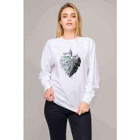 The Galata Istanbul Baskılı Beyaz Kadın Sweatshirt