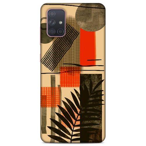 Lopard Samsung Galaxy A71 Uyumlu Kılıf Soyut Sanat (44) Desenli Tough Armor Kılıf
