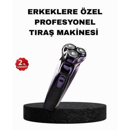 Şarjlı Saç Ve Sakal Tıraş Makinesi Kablosuz Kompakt Tasarımlı