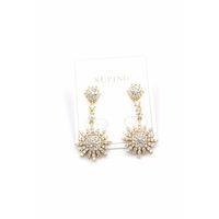 Taşlı Küpe - Altın