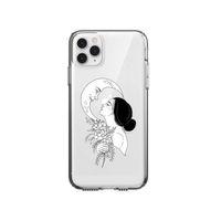 iPhone 11 Pro Max Moon & Women Tasarımlı Premium Şeffaf Silikon Kılıf