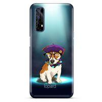 Oppo Realme 7 Kılıf FunnyMaX (5) Koruma Kabı Yeşil Köpek