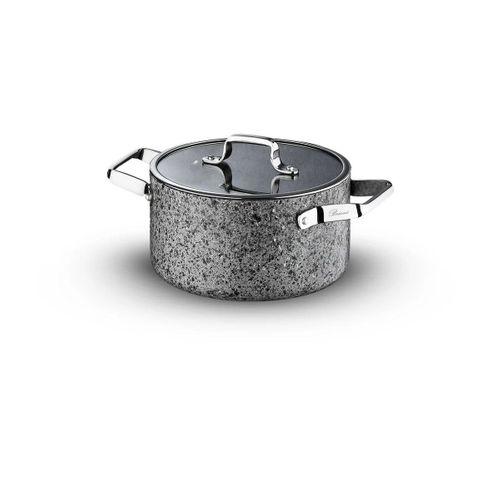 Brioni Stone-Age 24 Cm Çizilmez Yanmaz Yapışmaz İndüksiyon Derin Tencere Sh-132