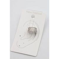 Taşlı Kıkırdak Küpe - Gümüş