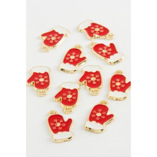 Yılbaşı Eldiveni Mineli Kolye Ucu 1 Adet