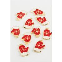 Yılbaşı Eldiveni Mineli Kolye Ucu 1 Adet