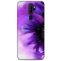 Oppo A5 2020 Uyumlu Kılıf Mor Delisi (31) TPU Kılıf Çiçek