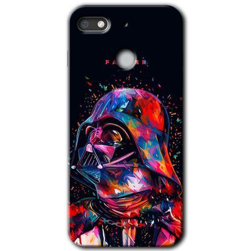 General Mobile GM 8 Go HD Baskılı Kılıf + 9D Tam Ekran Koruyucu - Father Vader