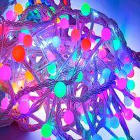 5 METRE VIP PROFESYONEL RENKLİ TOP LED IŞIK PATLAYAN BEYAZ FLAŞLI TOP IŞIK 250 LED LAMBA SU GEÇİRMEZ