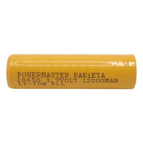 PowerMaster PM-9599 Rakieta 3.7 Volt 1200mAh 18650 Başlıklı Şarj Edilebilir Lityum Pil (Tekli)