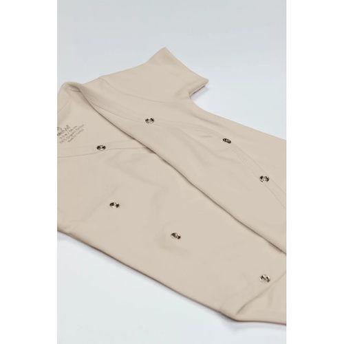 Bistyle Organik Natural Basic Style Kruvaze Yarım Kol Body Bs17101 Bej