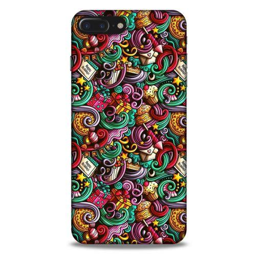 Graffitix (44) Desenli Silikon Kapak Apple Iphone 8 Plus Kılıf