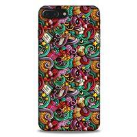 Graffitix (44) Desenli Silikon Kapak Apple Iphone 8 Plus Kılıf