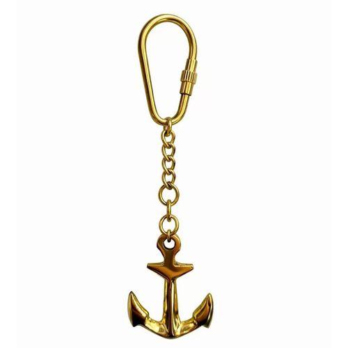 Denizci Temalı Pirinç Çapa Anahtarlık