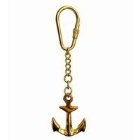 Denizci Temalı Pirinç Çapa Anahtarlık