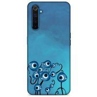 Nazarium (12) Desenli Silikon Kapak Oppo Realme 6 Kılıf