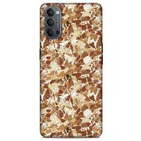 Oppo Reno 4 Kılıf Baskılı Özel Seri Taşlı (25) Antişok Kapak